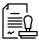 Icono de una licencia